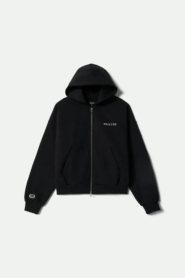 Brixton HOMMES EMBROIDERED HEAVYWEIGHT OVERSIZED FULL ZIP