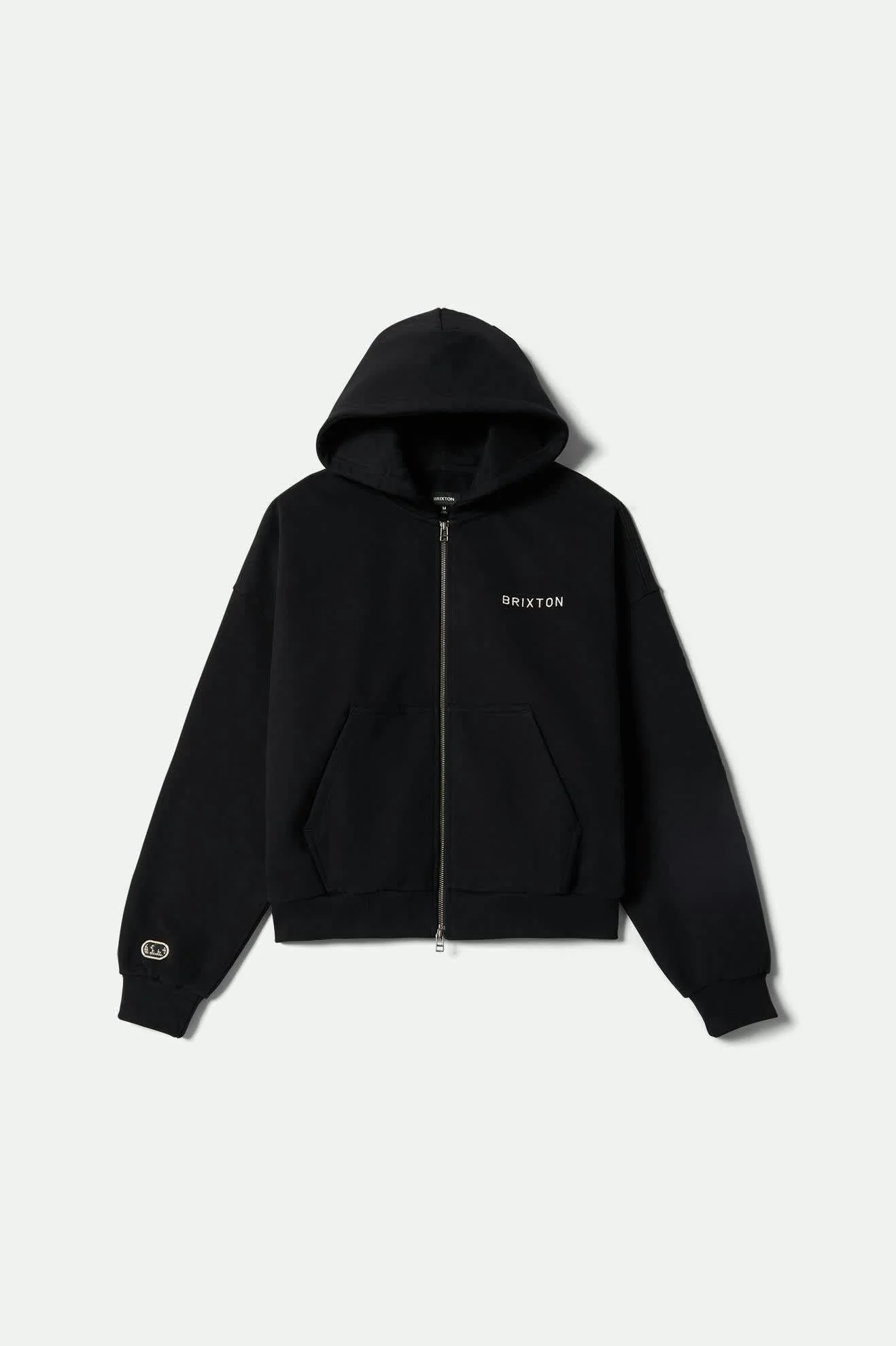 Brixton MEN'S EMBROIDERED HEAVYWEIGHT OVERSIZED FULL ZIP