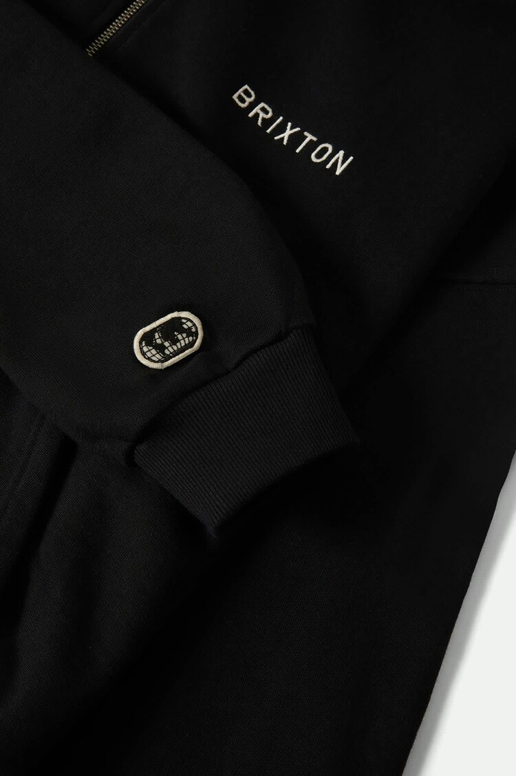 Brixton HOMMES EMBROIDERED HEAVYWEIGHT OVERSIZED FULL ZIP
