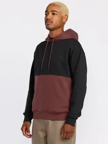 Volcom MEN'S DIVIDED PULLOVER MERLOT