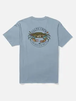 Salty crew HOMMES JIMMY TEE BLUE FOG