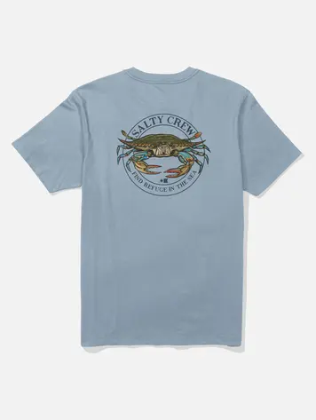 Salty crew HOMMES JIMMY TEE BLUE FOG