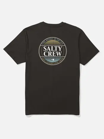 Salty crew MEN'S SIMPLE FADE TEE BLACK