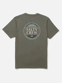 Salty crew MEN'S SIMPLE FADE TEE DUSTY OLIVE