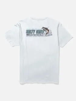 Salty crew MEN'S LIVE BAIT TEE WHITE