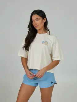 Salty crew WOMEN'S WAVES SKIMMER TEE OFF WHITE