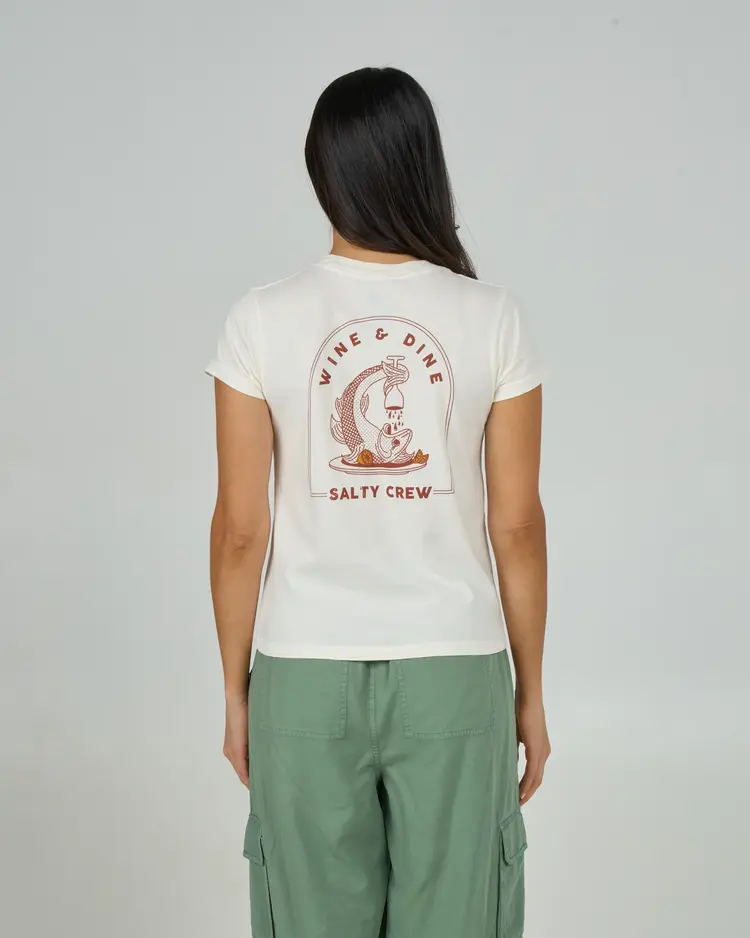 Salty crew FEMMES WINE N DINE MODERN TEE