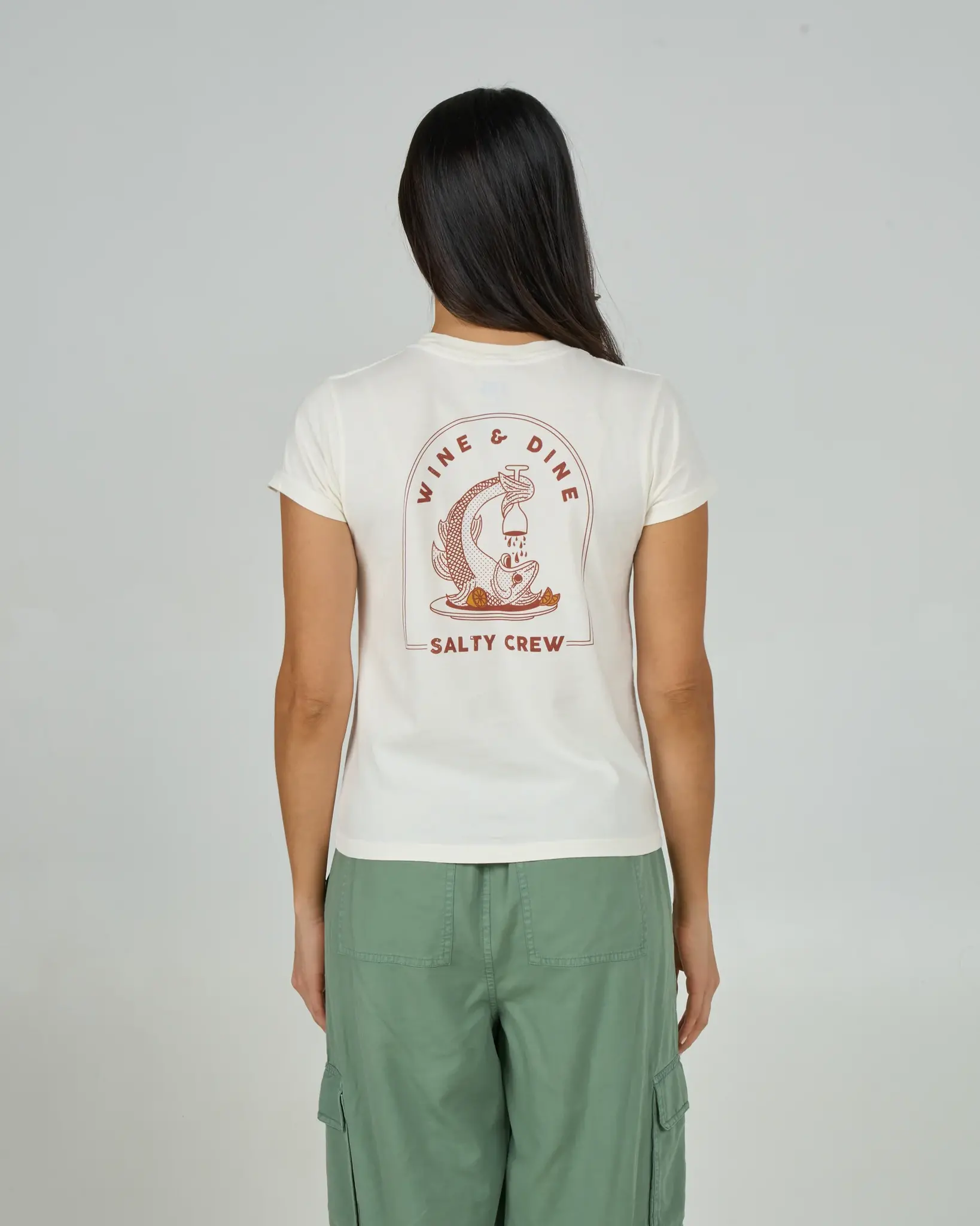 Salty crew FEMMES WINE N DINE MODERN TEE