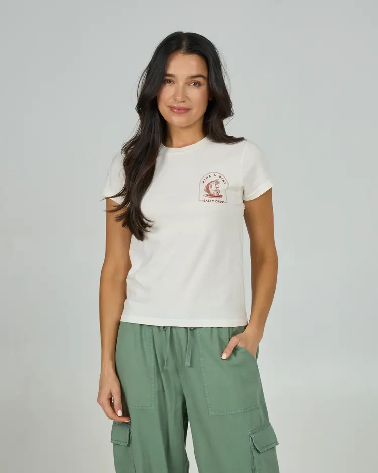 Salty crew FEMMES WINE N DINE MODERN TEE
