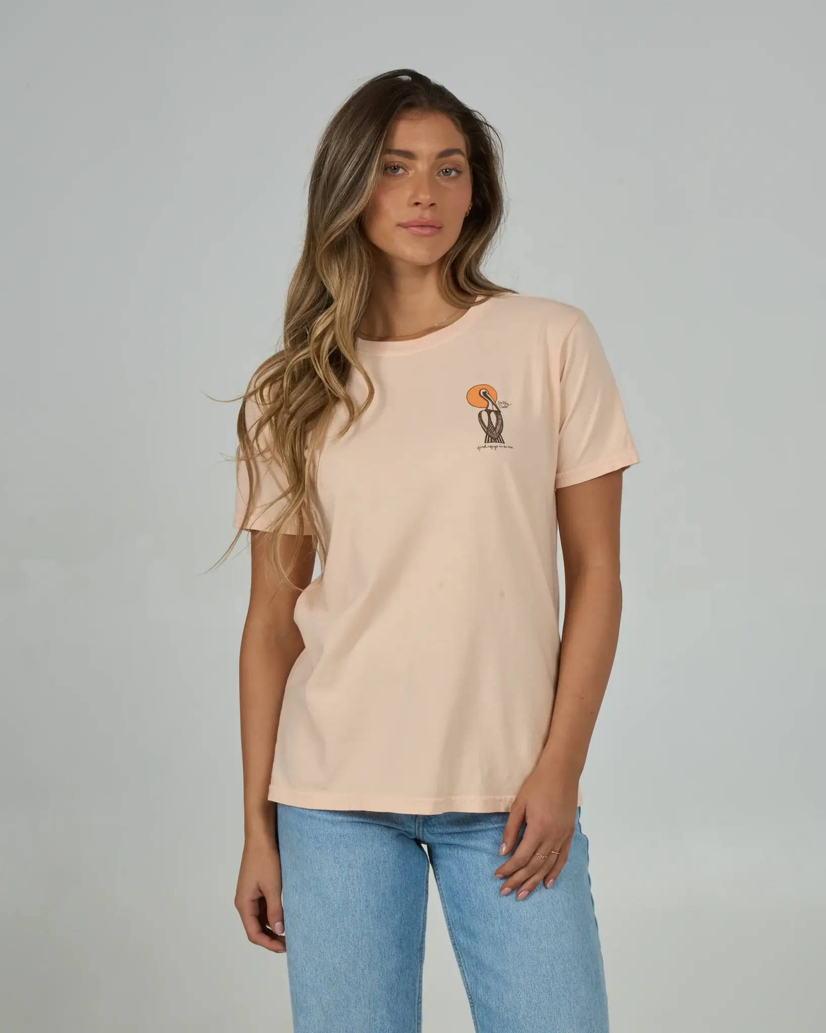 Salty crew WOMEN'S GEO PELICAN BOYFRIEND TEE