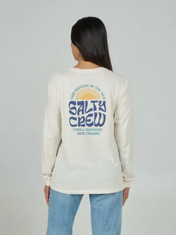 Salty crew WOMEN'S SUNRISE BOYFRIEND TEE OFF WHITE