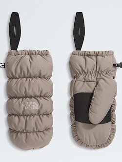 THE NORTH FACE MEN'S MONTANA PUFFER MITTS MOCHA BROWN