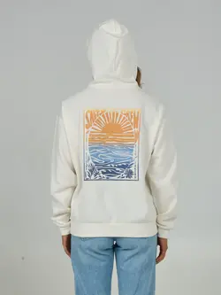 Salty crew FEMMES POSTED HOODIE OFF WHITE