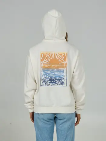 Salty crew WOMEN'S POSTED HOODIE OFF WHITE