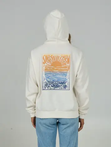 Salty crew WOMEN'S POSTED HOODIE OFF WHITE