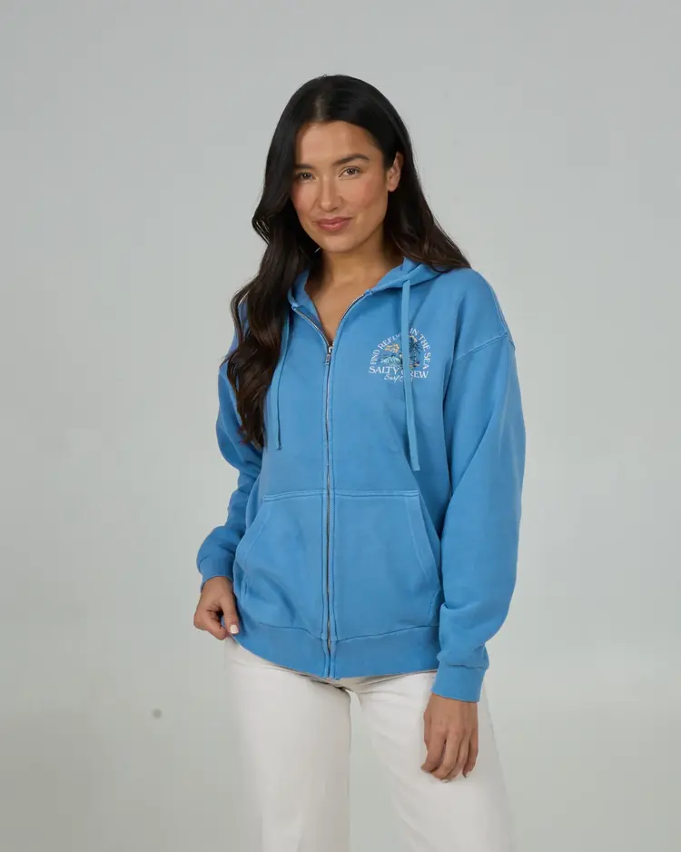 Salty crew WOMEN'S SURF CLUB ZIP HOODIE