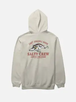 Salty crew HOMMES CAST LIFE FLEECE HOODIE BONE