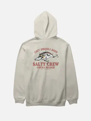 Salty crew MEN'S CAST LIFE FLEECE HOODIE BONE