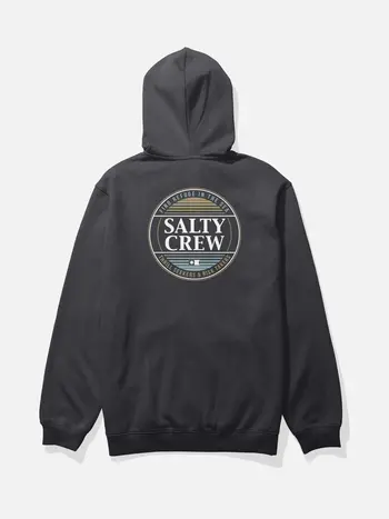 Salty crew MEN'S SIMPLE FADE ZIP FLEECE HOODIE BLACK