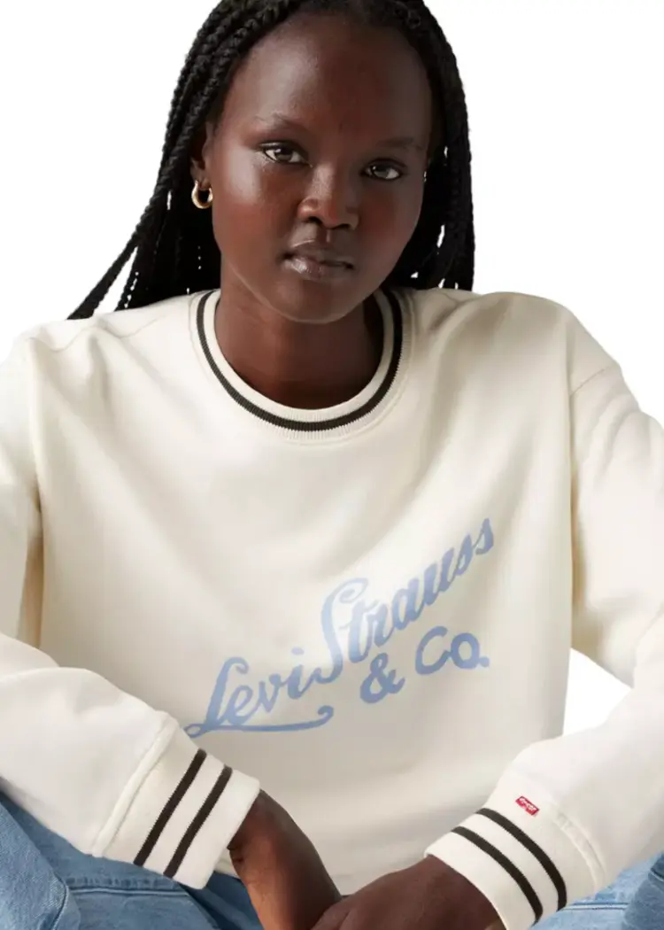 Levis FEMMES HERITAGE SPORT CREWNECK SWEATSHIRT