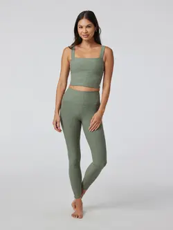 Vuori WOMEN'S CLEAN ELEVATION LEGGING PISTACHIO HEATHER