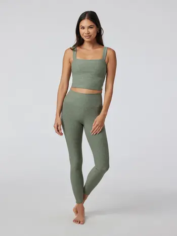 Vuori FEMMES CLEAN ELEVATION LEGGING PISTACHIO HEATHER