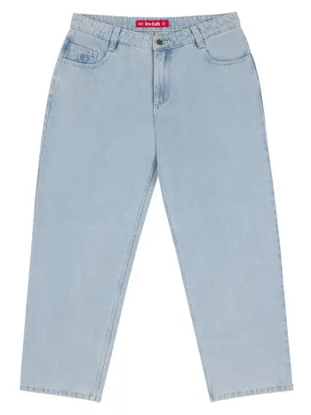 LOVIAH MEN'S 1990 BAGGY DENIM PANTS WHITE BLUE WASH