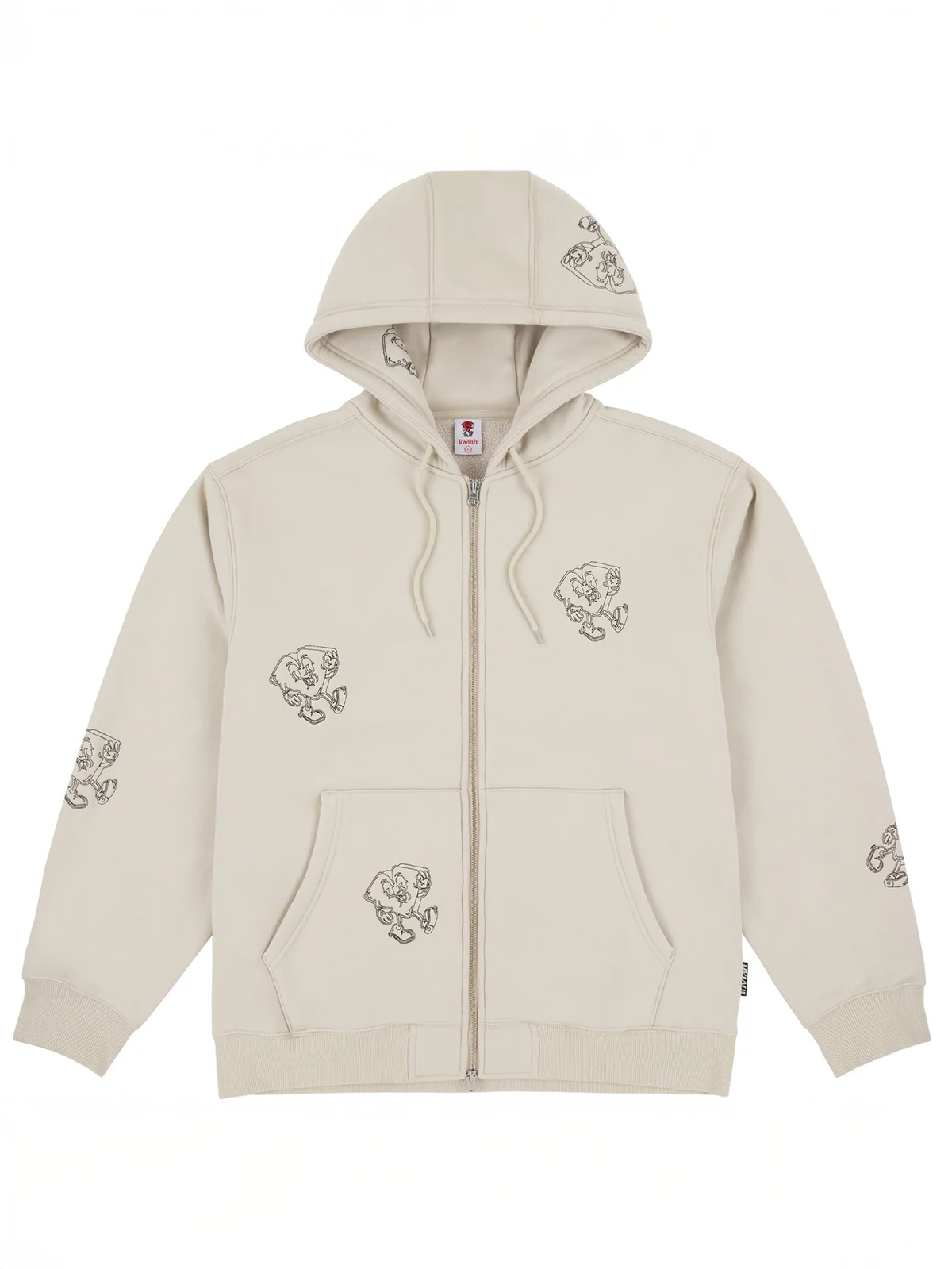 LOVIAH HOMMES LITTLE MAN ZIP UP HOODIE