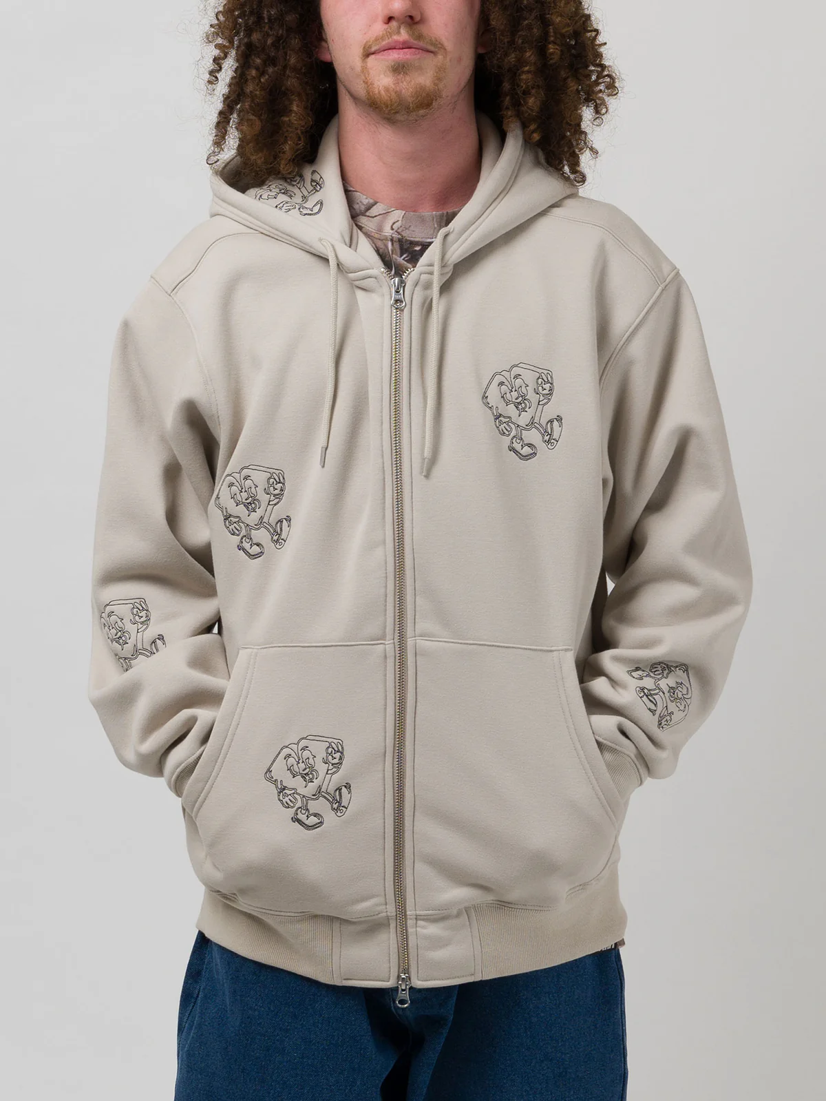 LOVIAH HOMMES LITTLE MAN ZIP UP HOODIE