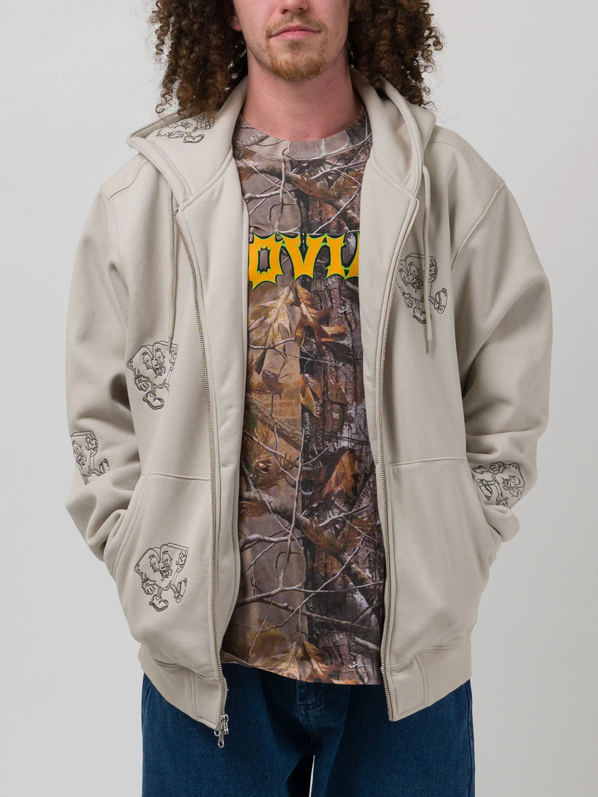 LOVIAH HOMMES LITTLE MAN ZIP UP HOODIE