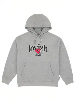 LOVIAH MEN'S LOVIAH SK8 HOODIE HEATHER GREY