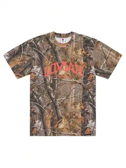 LOVIAH MEN'S UNIVERSITY T-SHIRT REAL TREE CAMO