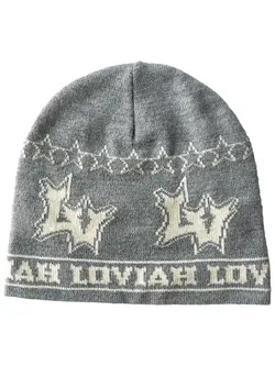 LOVIAH MEN'S HELL-V BEANIE HEATHER GREY