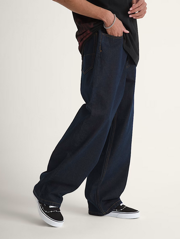 Vans HOMMES CHECK-5 BAGGY DENIM PANTS DARK RINSE