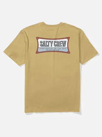 Salty crew HOMMES ESSENTIAL CLASSIC SS TEE MINERAL YELLOW