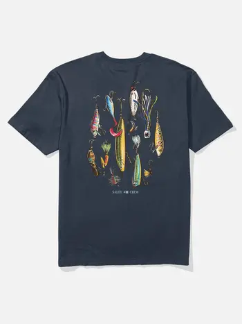 Salty crew HOMMES LURE GEAR CLASSIC SS TEE NAVY
