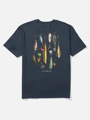 Salty crew HOMMES LURE GEAR CLASSIC SS TEE NAVY