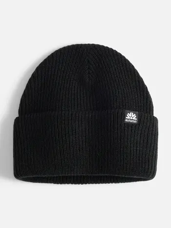 AUTUMN HOMMES SIMPLE SOLID BEANIE BLACK