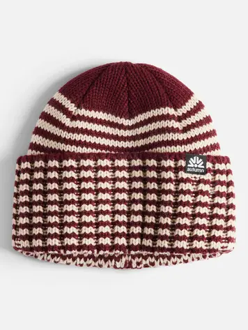 AUTUMN MEN'S HEARTH BEANIE MERLOT