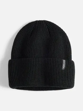 AUTUMN MEN'S SELECT SOLID BEANIE BLACK