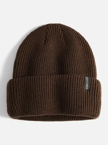 AUTUMN HOMMES SELECT SOLID BEANIE CACAO