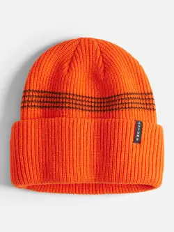AUTUMN MEN'S MINI STRIPE BEANIE SAFETY ORANGE
