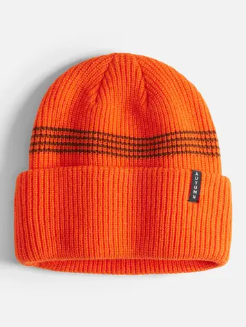 AUTUMN HOMMES MINI STRIPE BEANIE SAFETY ORANGE