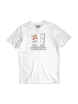 Mehrathon HOMMES HINDSIGHT TEE WHITE