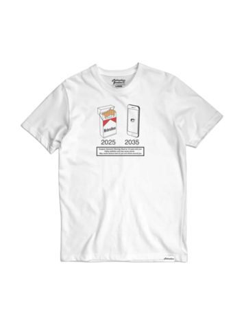 Mehrathon MEN'S HINDSIGHT TEE WHITE