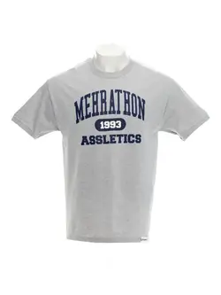 Mehrathon HOMMES ASSLETICS TEE HEATHER GREY
