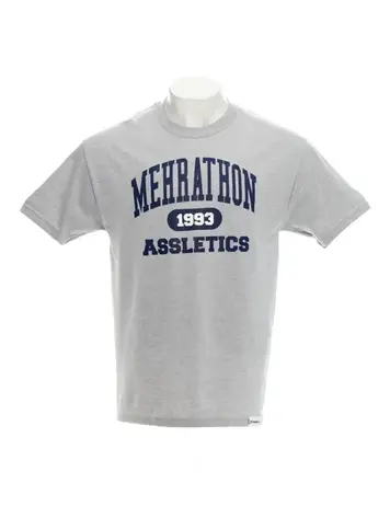 Mehrathon MEN'S ASSLETICS TEE HEATHER GREY