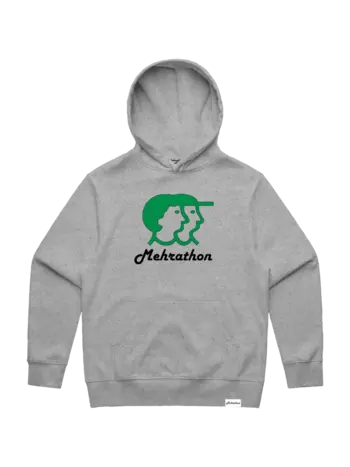 Mehrathon MEN'S R&S CORPORATE LOGO HOODIE HEATHER GREY