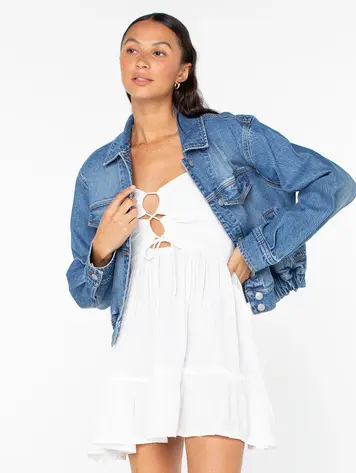 Roxy WOMEN'S UP TP PUTTY JACKET WORTH WADING