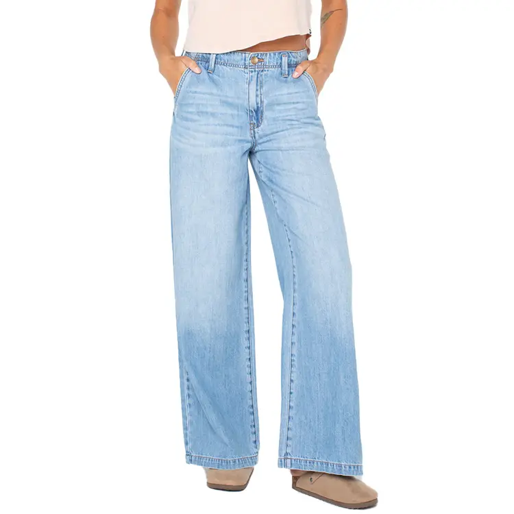 Roxy WOMEN'S KALANI 2 WIDE LEG DENIM PANTS